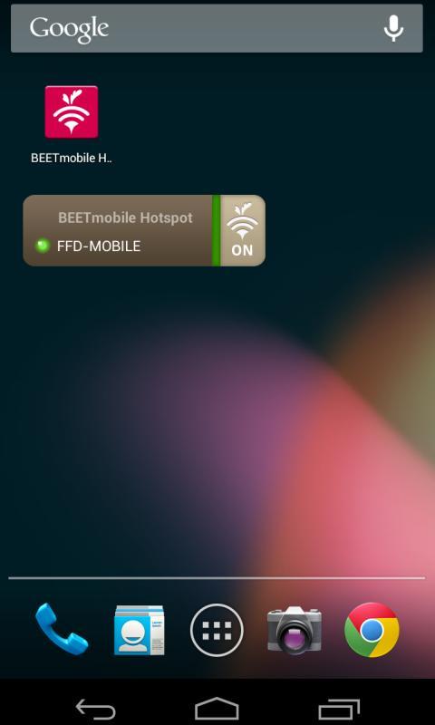 BEETmobile Wifi Hotspot App