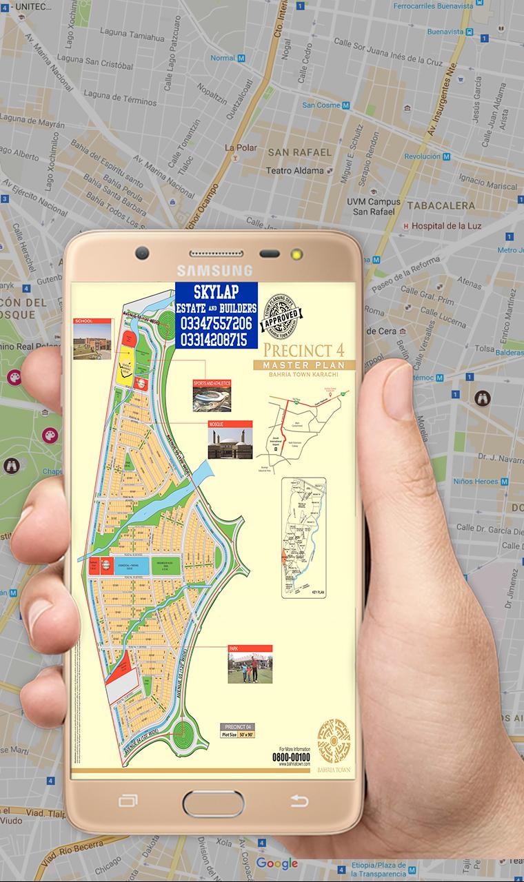 Bahria Town Karachi Maps