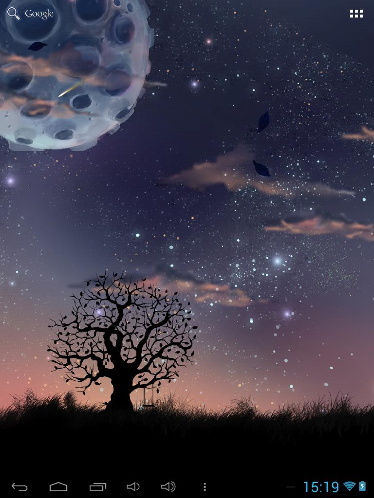 Moon Night Live Wallpaper