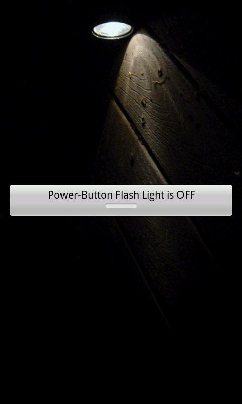 Power-Button Flash Light