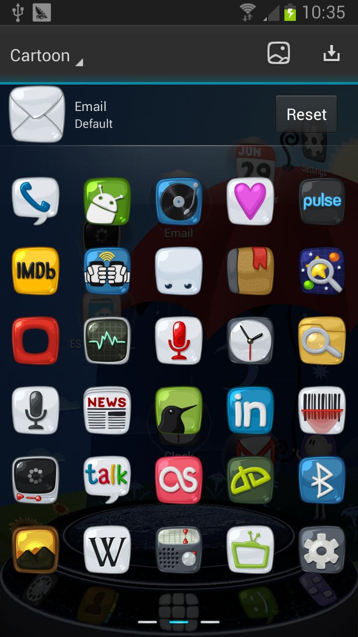 Cartoon Next Launcher 3D Theme