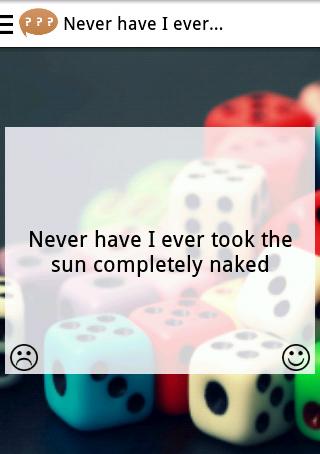 Never have I ever - Yo nunca