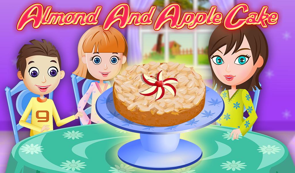 Almond and Apple Cake Cooking