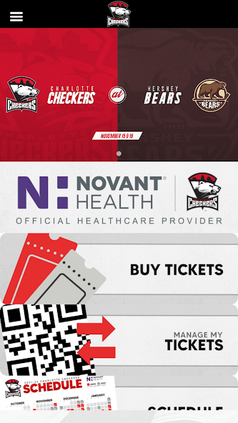 Charlotte Checkers App