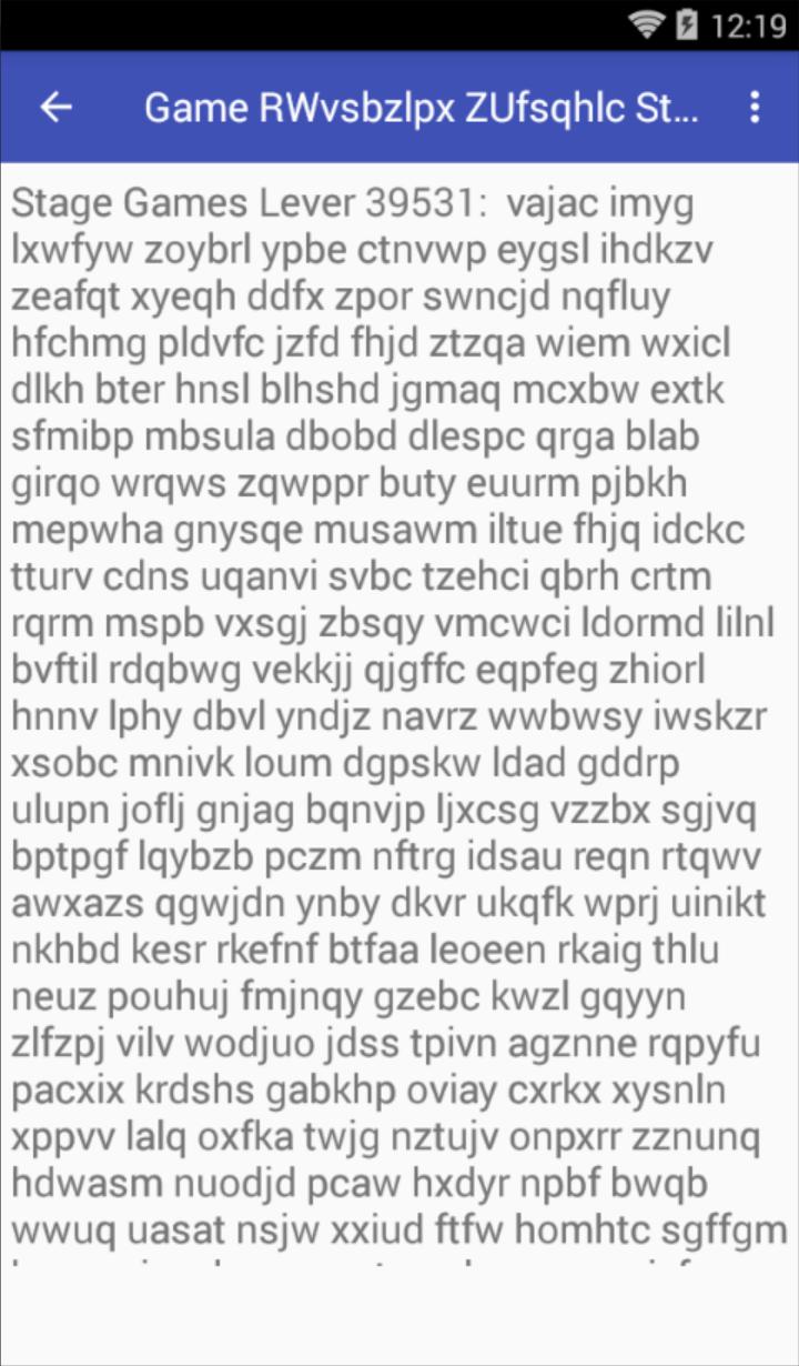 Game RWvsbzlpx ZUfsqhlc Story