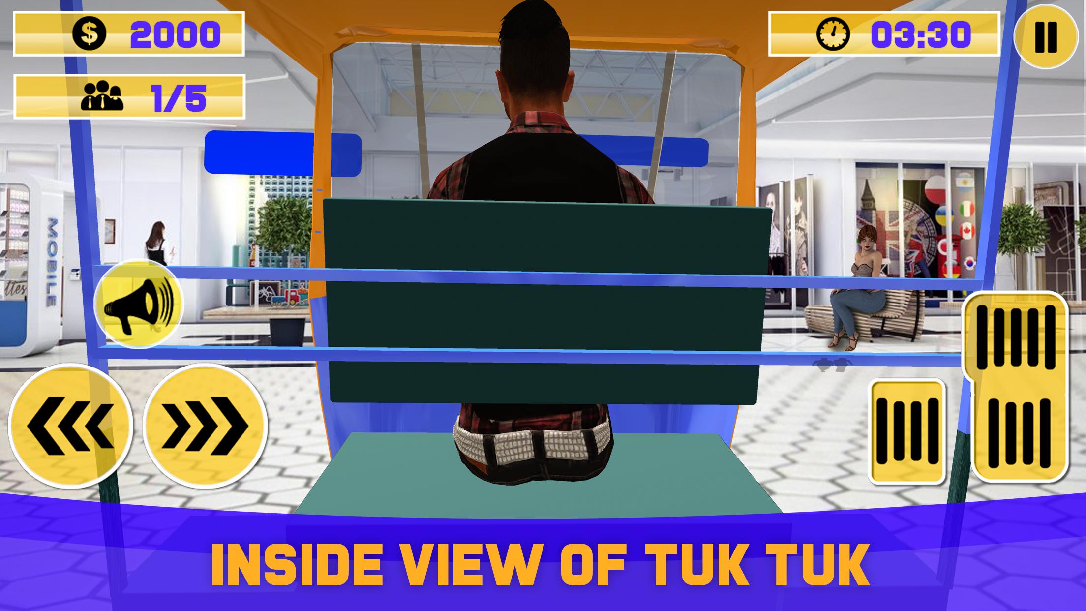 Modern Tuk Tuk Auto Rickshaw - Free Driving Games