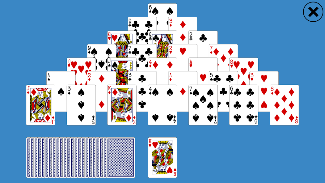 Classic Pyramid Solitaire