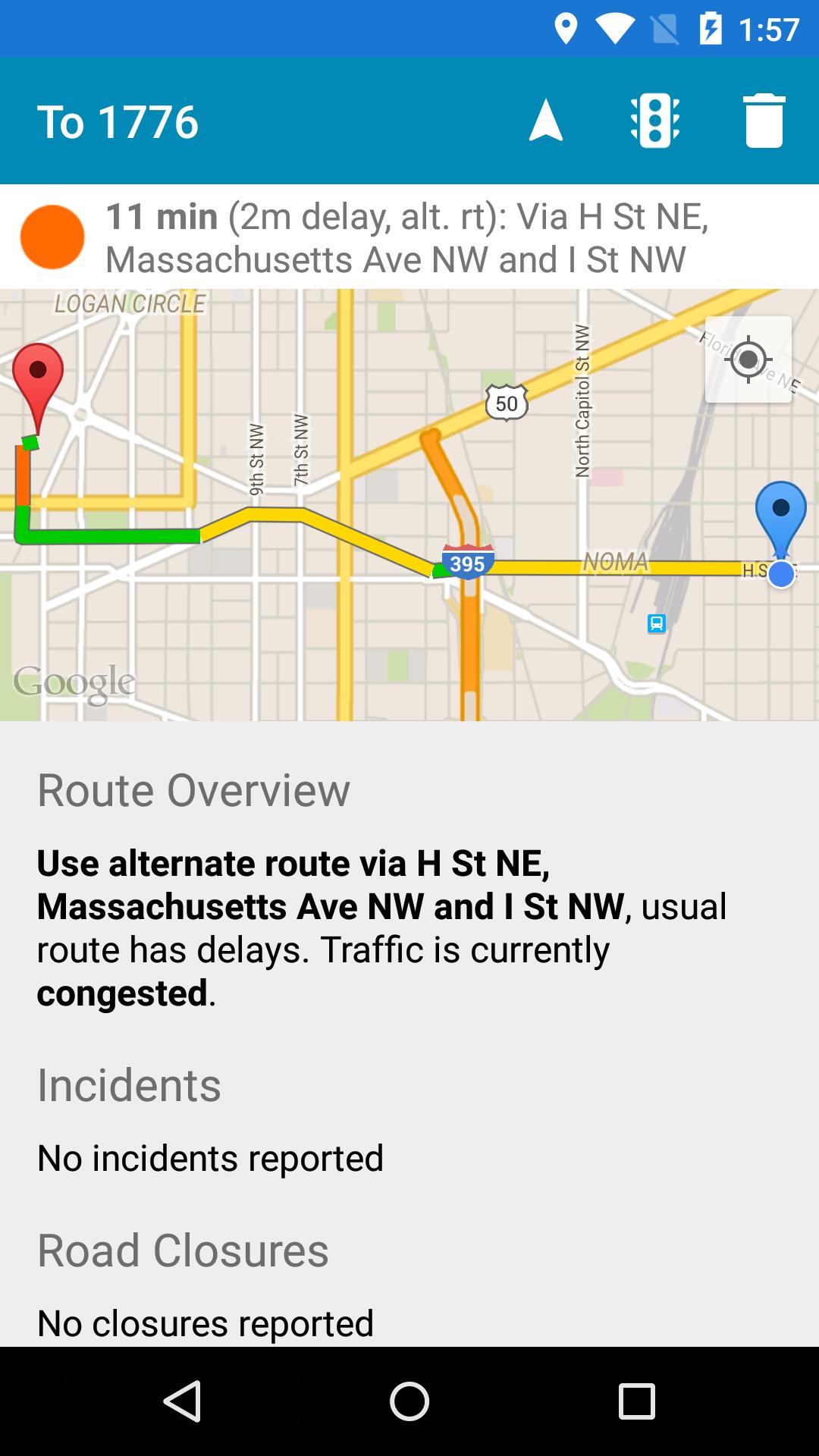 RouteHero - DC Traffic & Metro