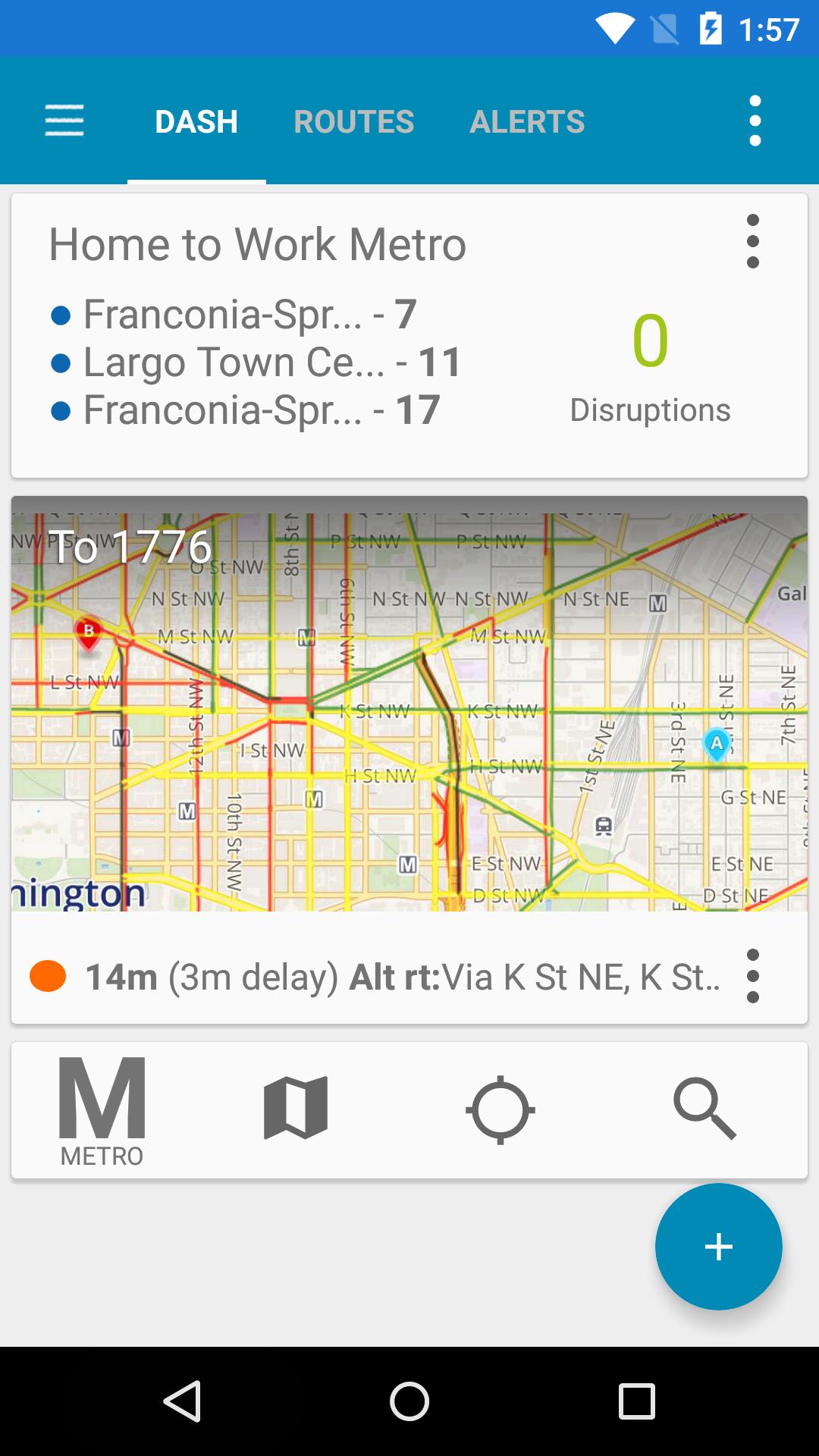 RouteHero - DC Traffic & Metro