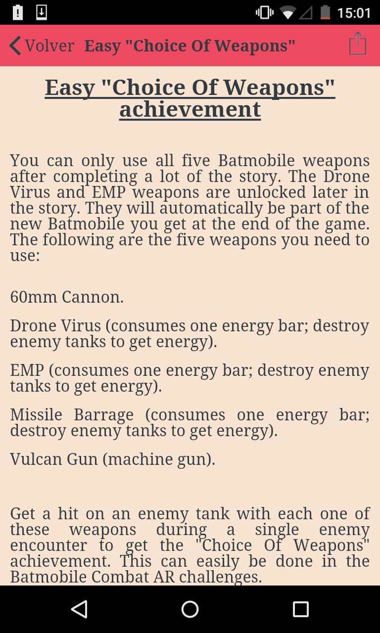 Guide for Batman Arkham Knight