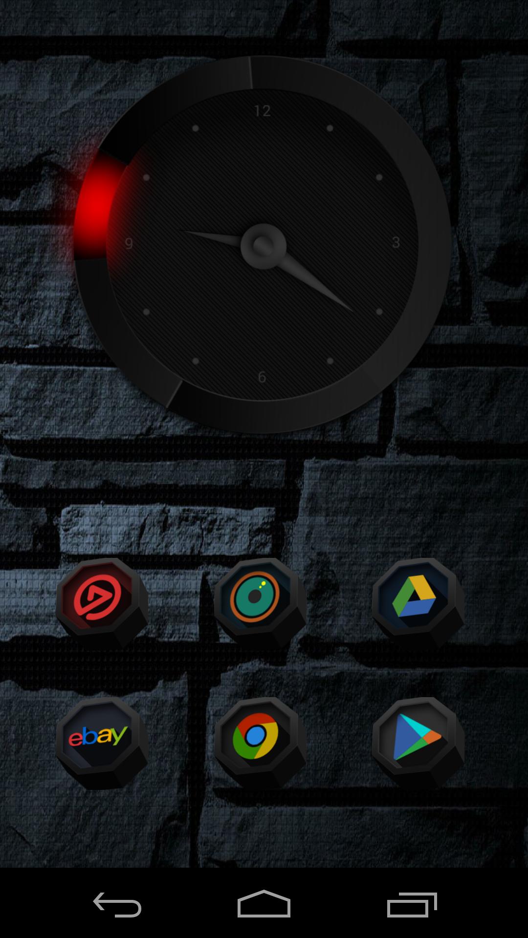 Ultra - analog clock widget
