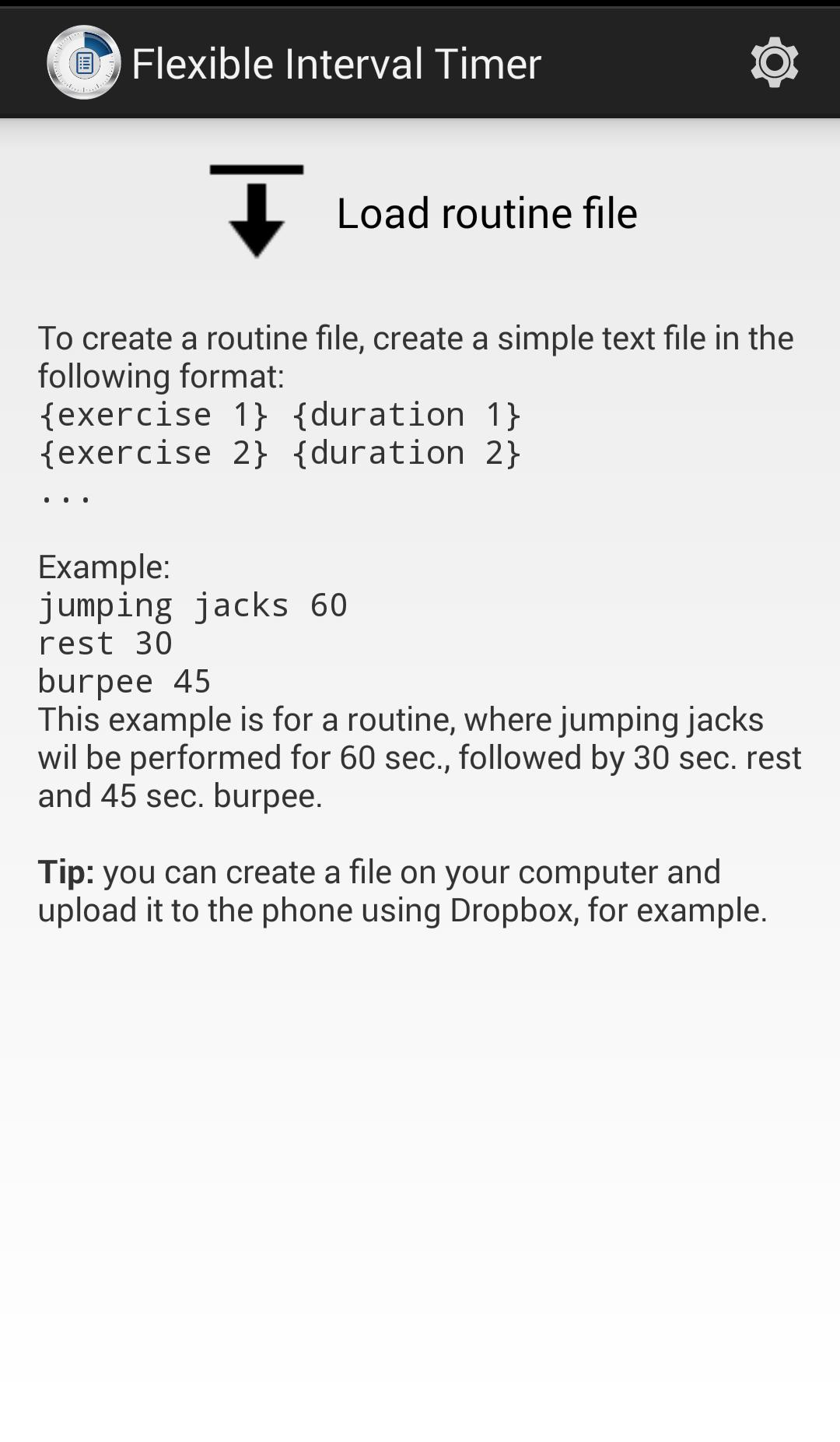Flexible Interval Timer