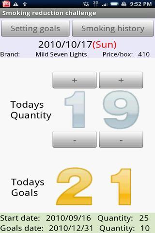 Smoking reduction Trial
