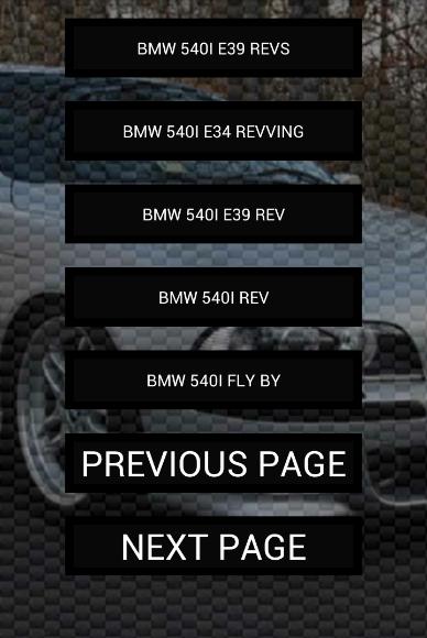 Engine sounds of 540i