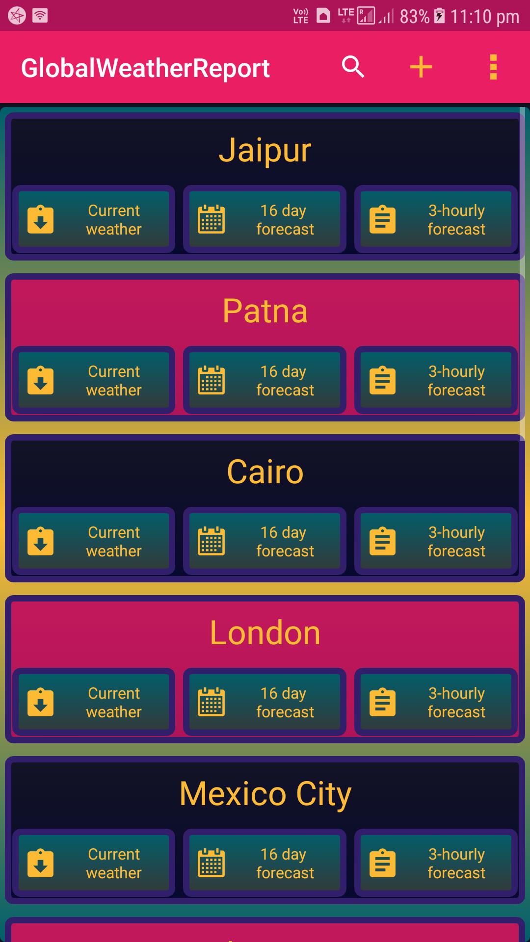 Global Weather Report