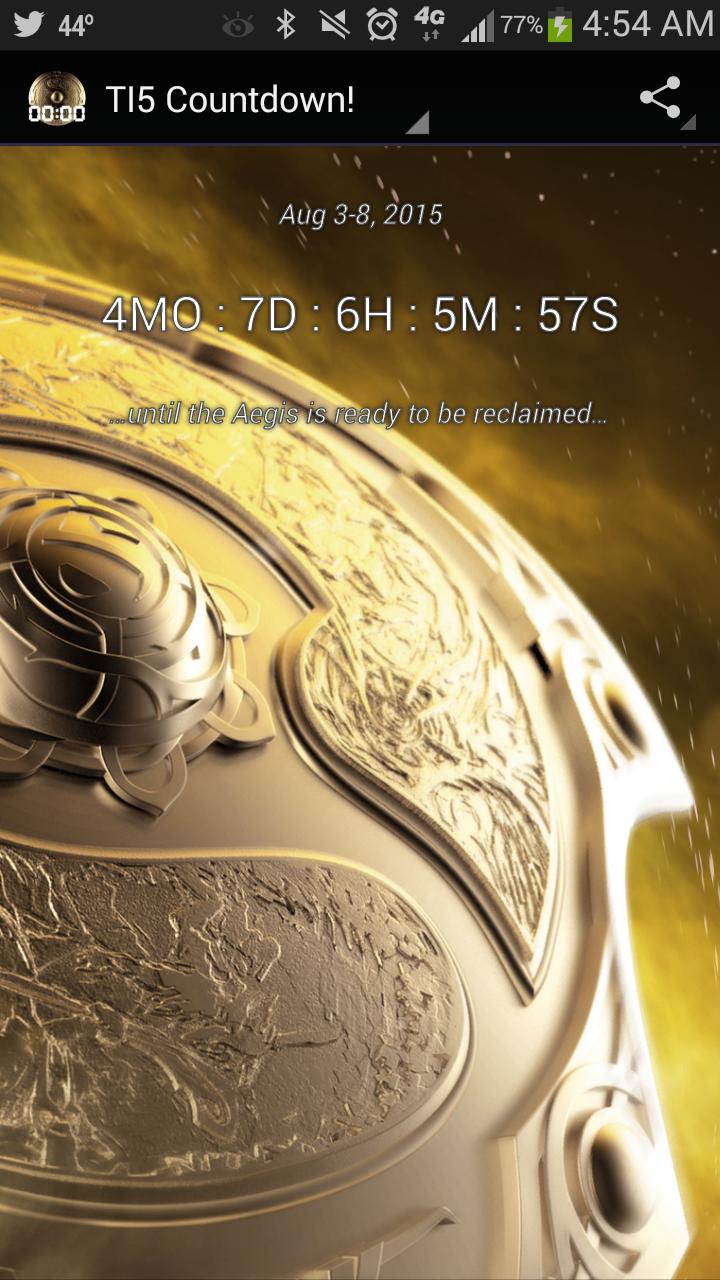 Dota 2 TI5 Countdown!