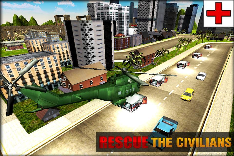 911 City Ambulance Rescue 3D