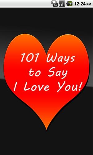 101 Ways to Say I Love You