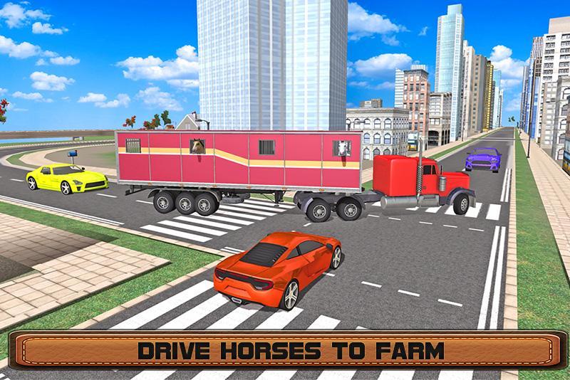 Horse Stunts Transporter Truck