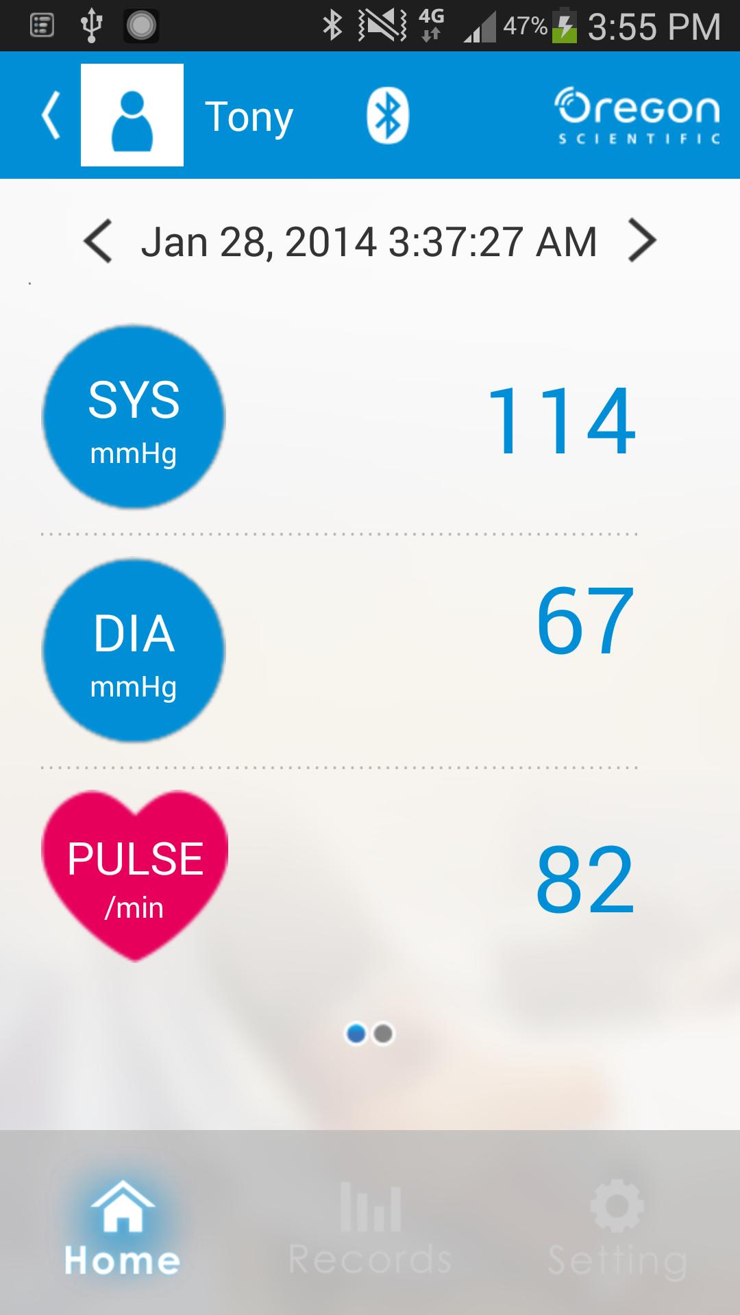 Ssmart Blood Pressure Monitor