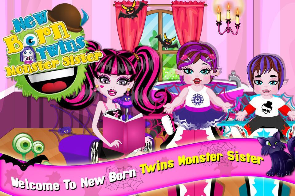 New Born Twins Monster Sisters