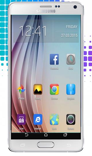 S6 Edge Launcher Theme: Galaxy