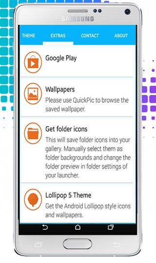 S6 Edge Launcher Theme: Galaxy