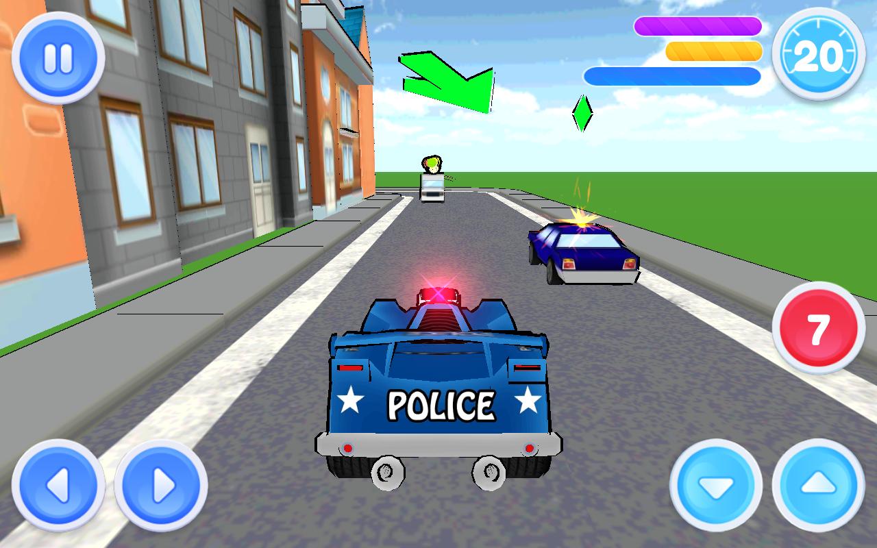 Police Car Driver - Parking 3D