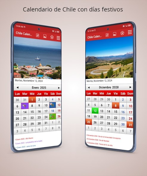 Chile Calendar 2025