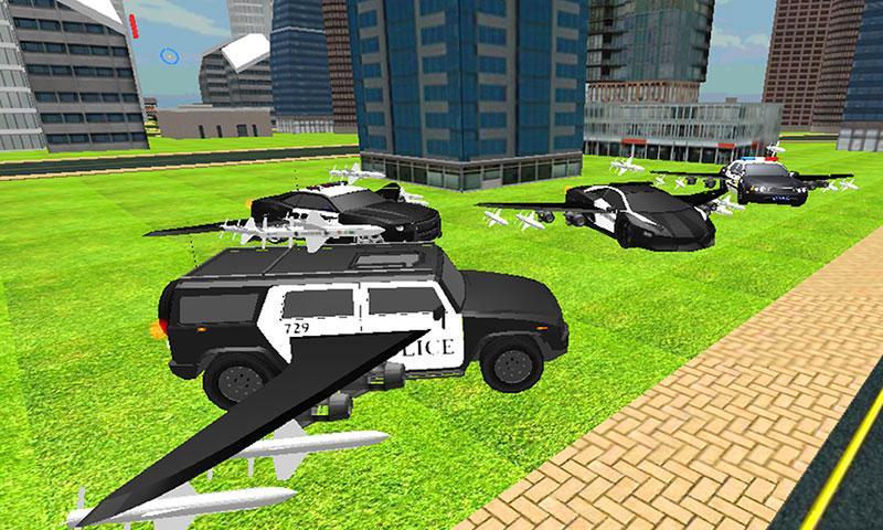 Flying Police Car vs Mafia War