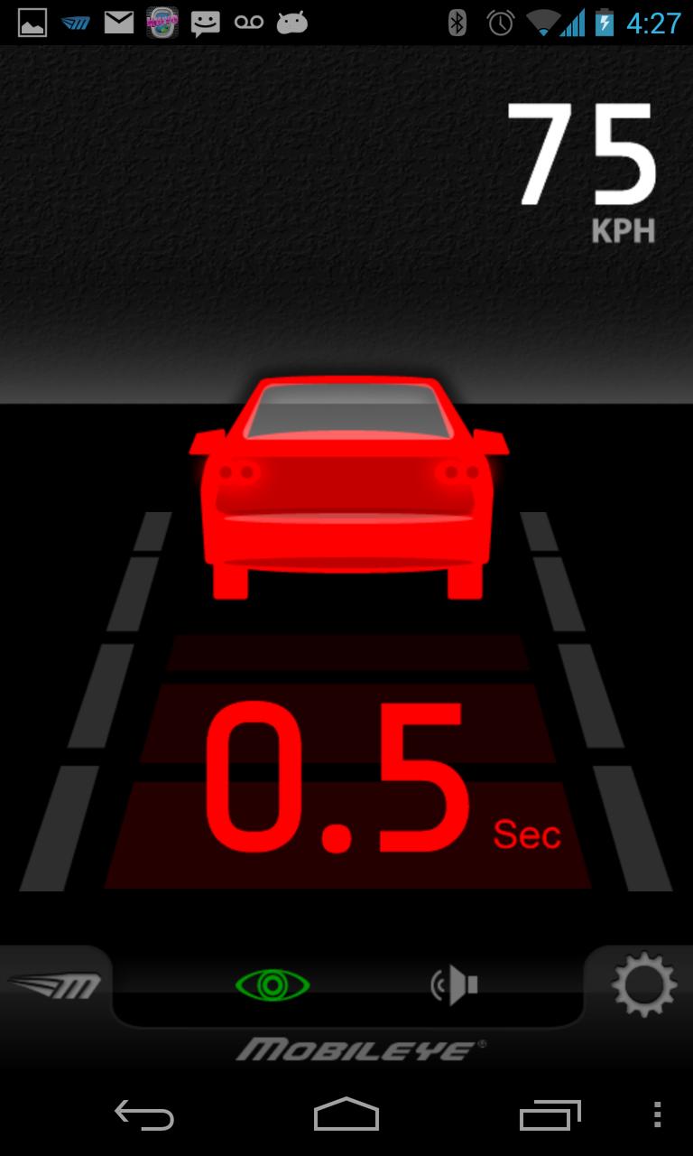 Mobileye 5 - Series pro app