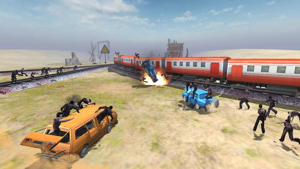 Train shooting - Zombie War