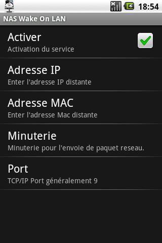 NAS Wake On LAN
