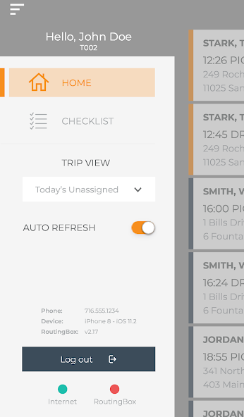 RoutingBox Mobile