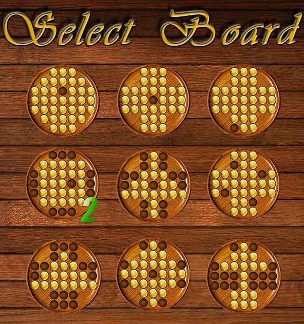 Tibet Checkers (Peg Solitaire)