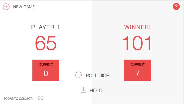 Pig Dice Game