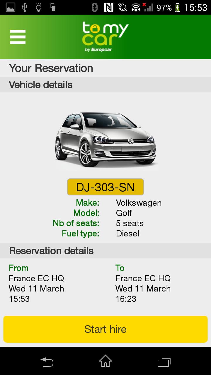 ToMyCar by Europcar