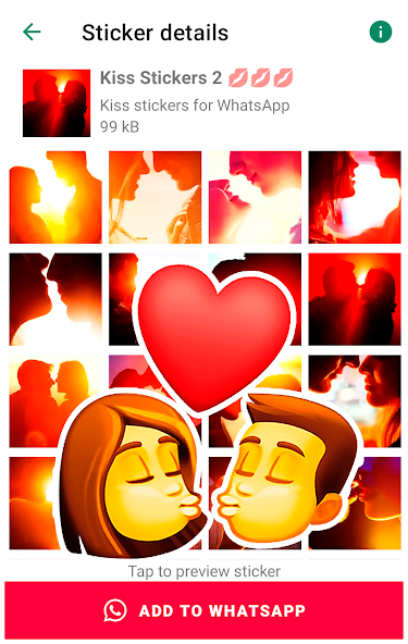 Kiss Stickers