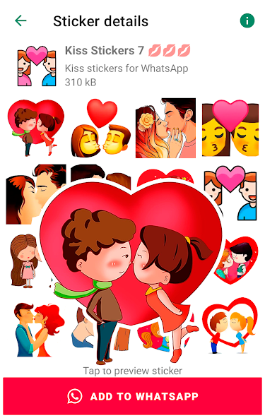 Kiss Stickers