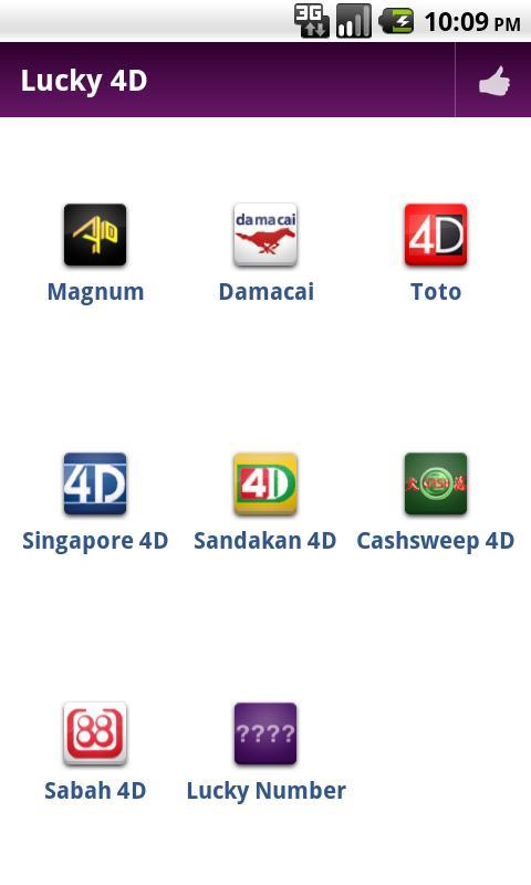 Lucky 4D result