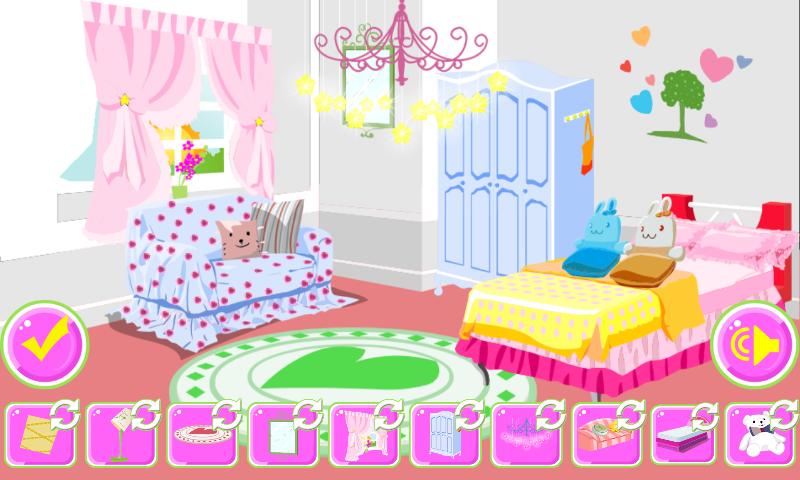 Room decoration game