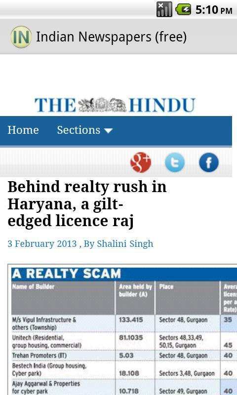 Indian Newspapers (free)
