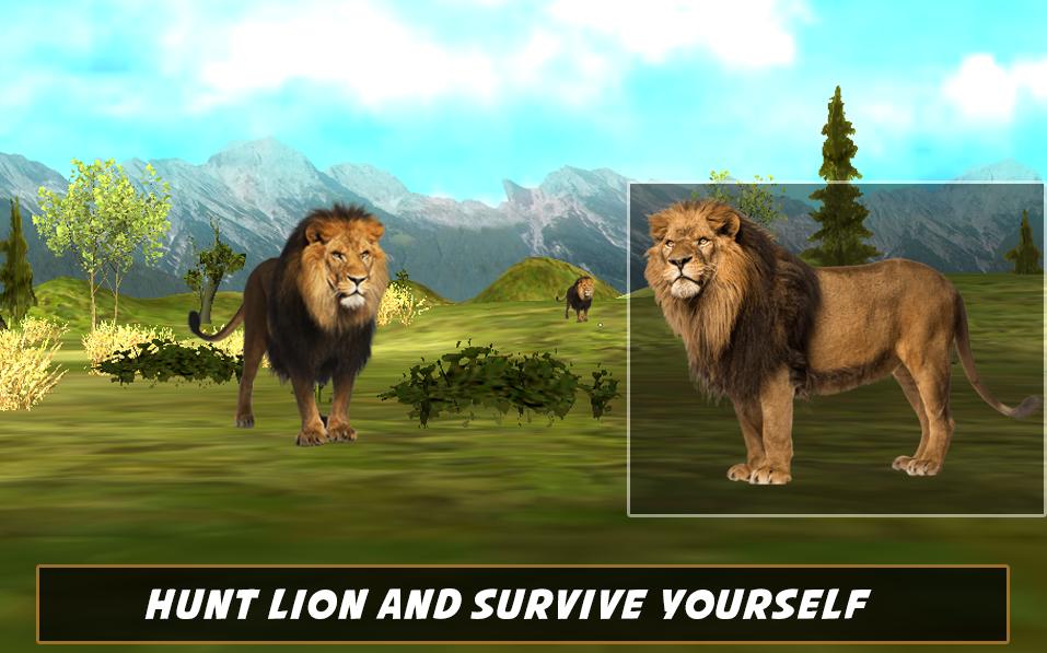 Lion Sniper Hunting