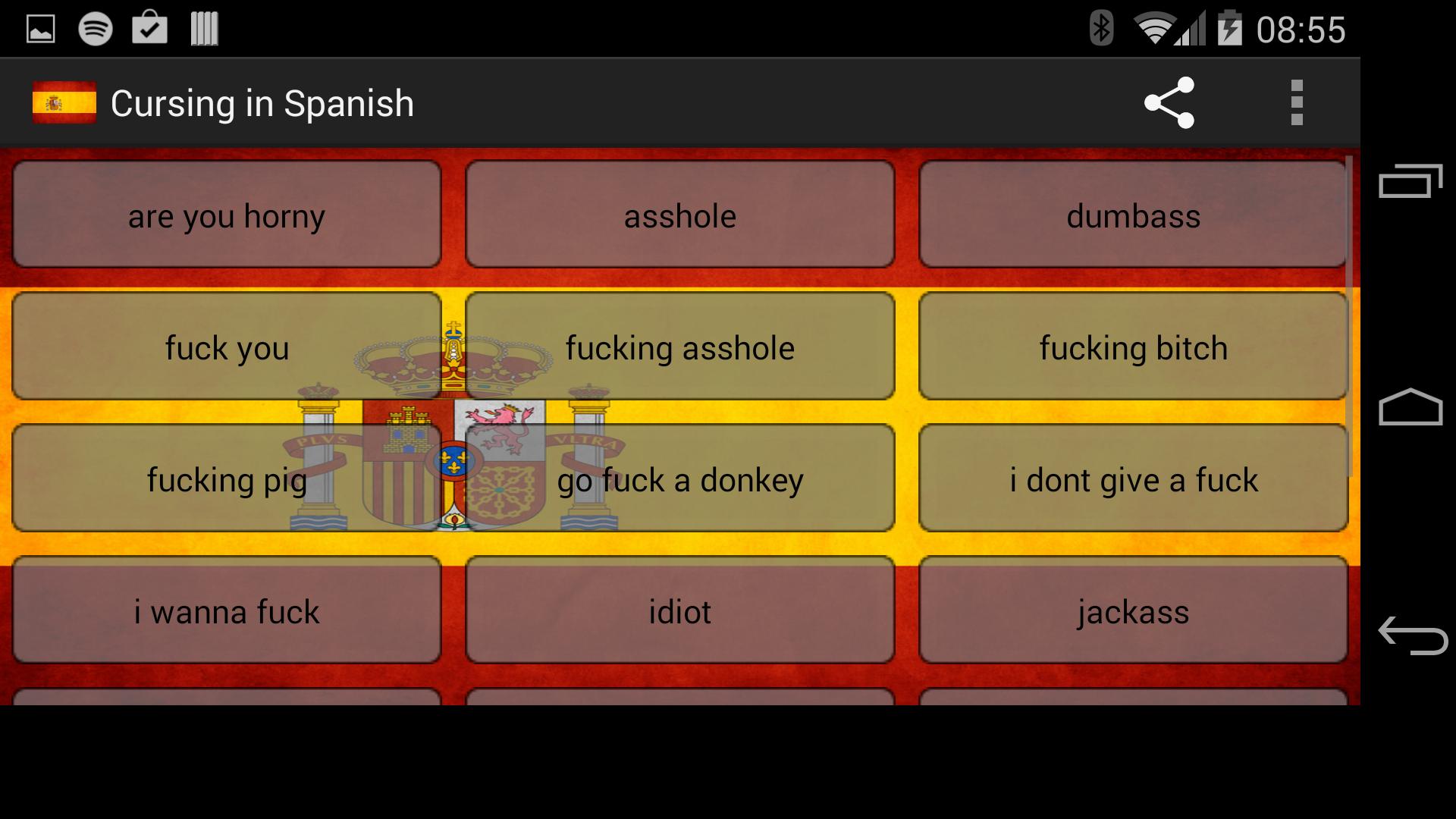 Cursing in Spanish