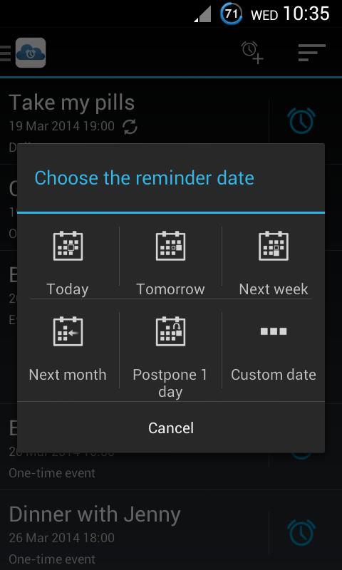 Reminders & Alarms