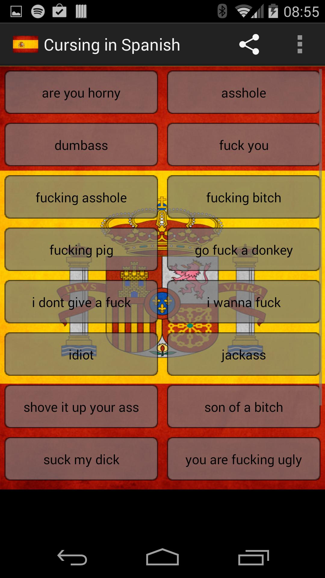Cursing in Spanish