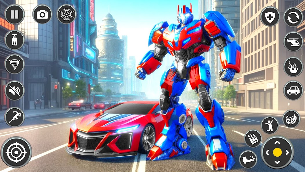 Spider Robot: Robot Car Games
