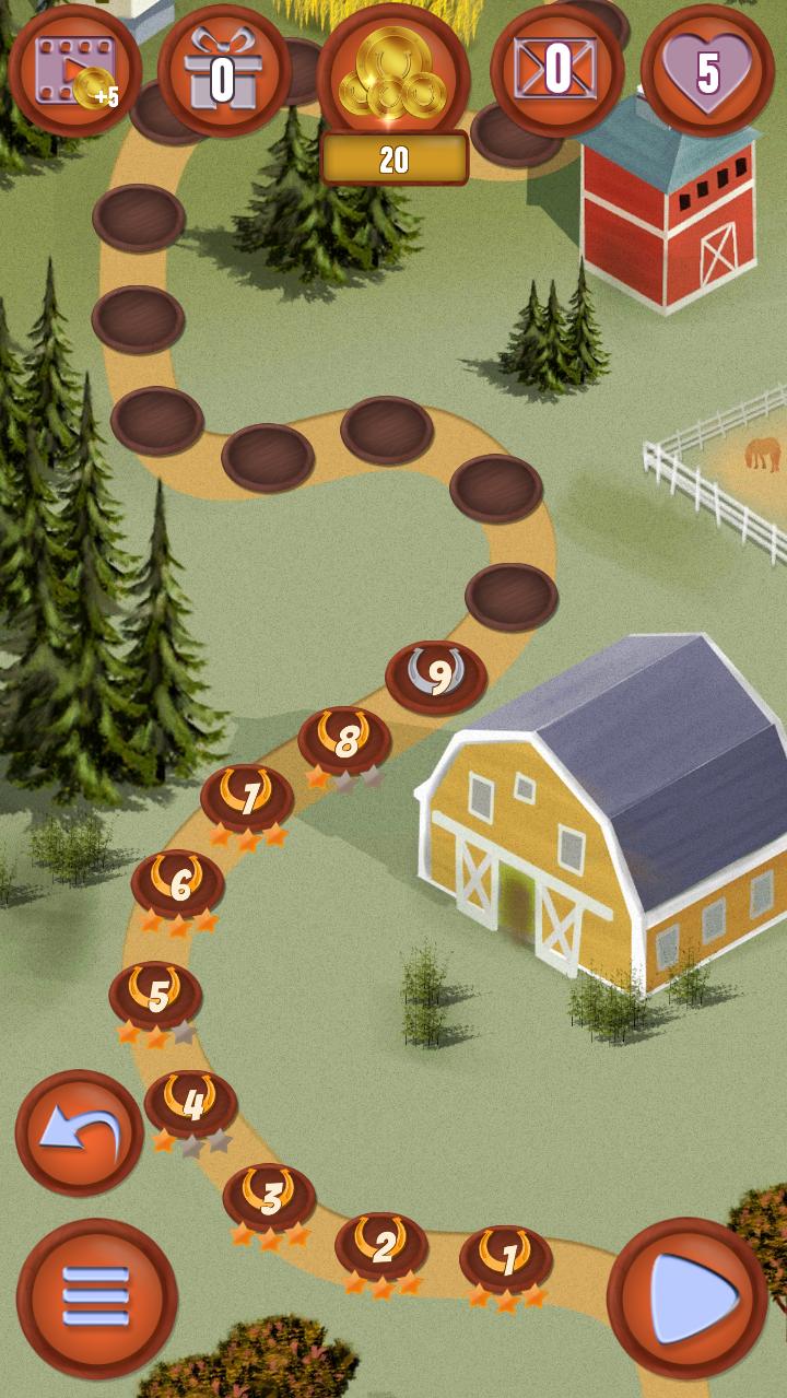 Solitaire Horse Game: Cards