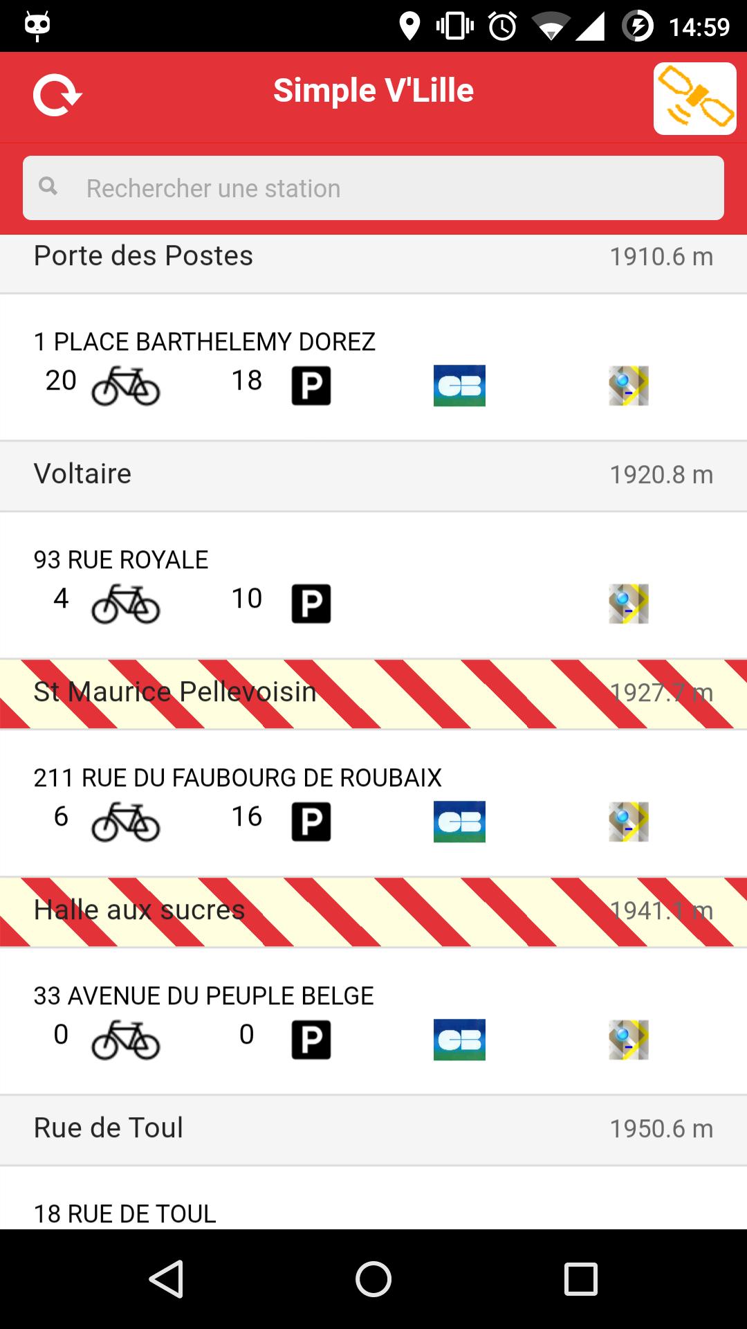 Simple VLille