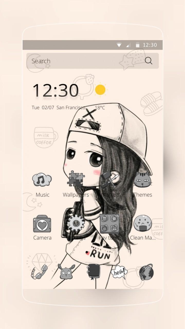 Pet Cute Girl Love